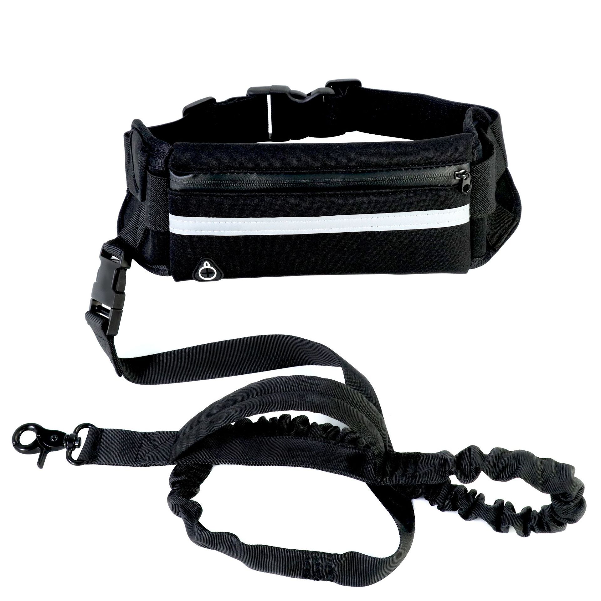 Hands-Free Dog Leash w/ Phone Pocket & Bottle Holder