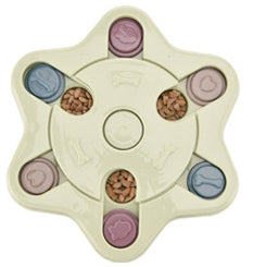 Paw Print Puzzle Feeder – Interactive Treat Dispensing Toy for Dogs