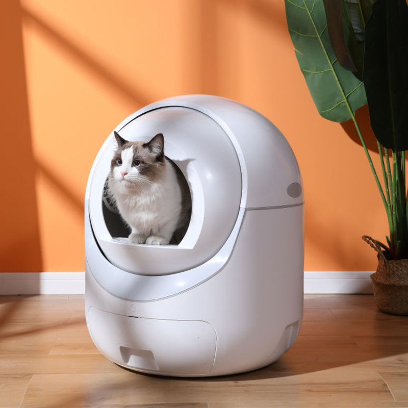 Automatic Self-Cleaning Cat Litter Box – Enclosed, Odor-Control Smart Toilet
