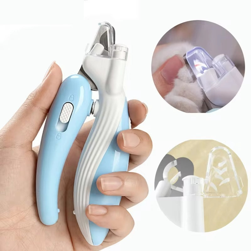 LED Light Pet Nail Clippers – Safe Trim Nail Cutter for Dogs & Cats