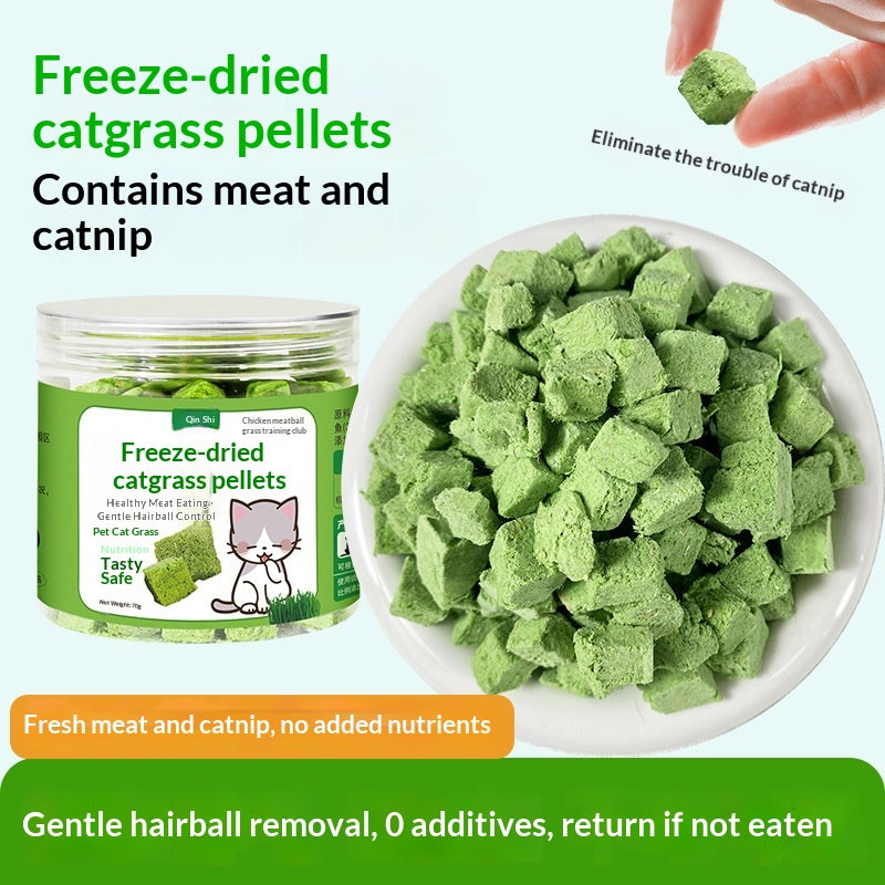 Cat grass granules container